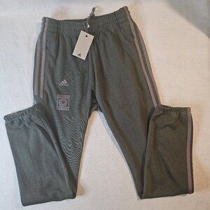 Adidas Calabasas Men's Three-Stripe Track Pants- Size XS